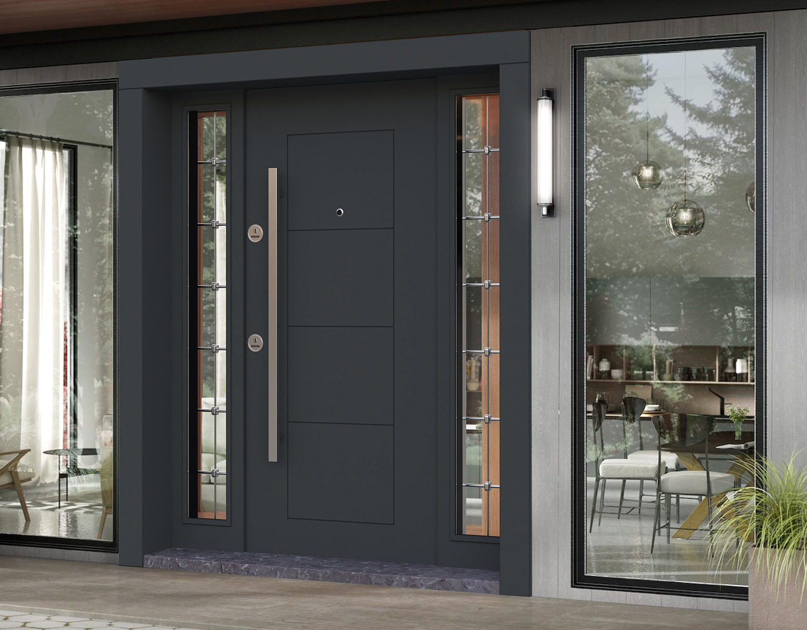 Kent 2 Çelik Kapıcı